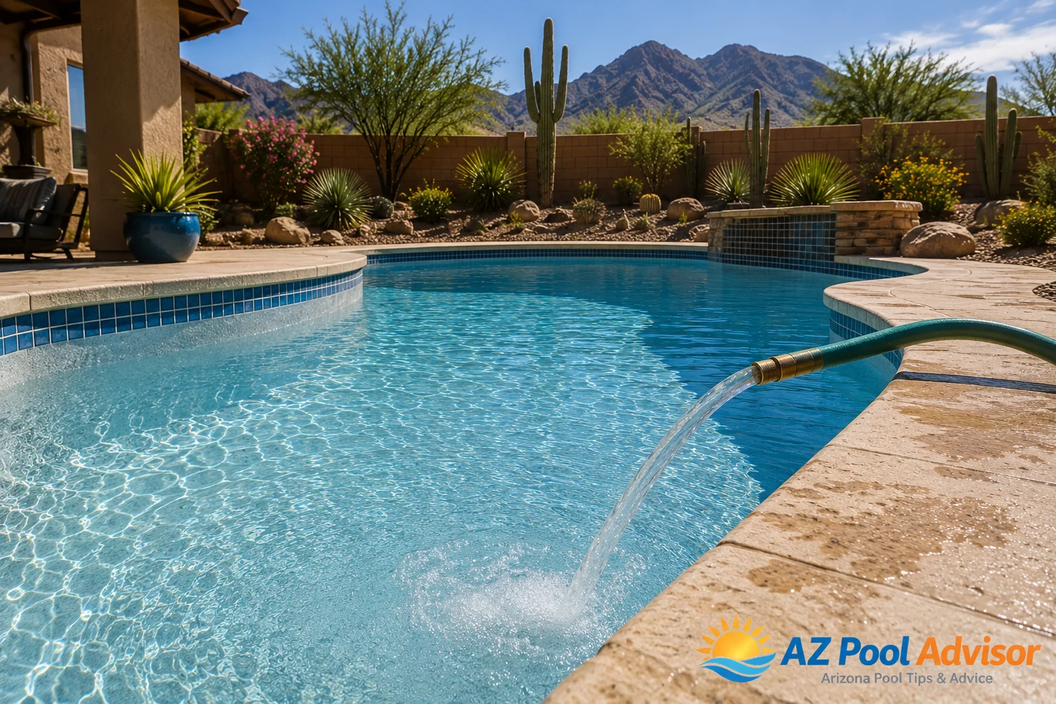 Arizona Pool Drain and Fill: How Often Should You Refill Your Pool?