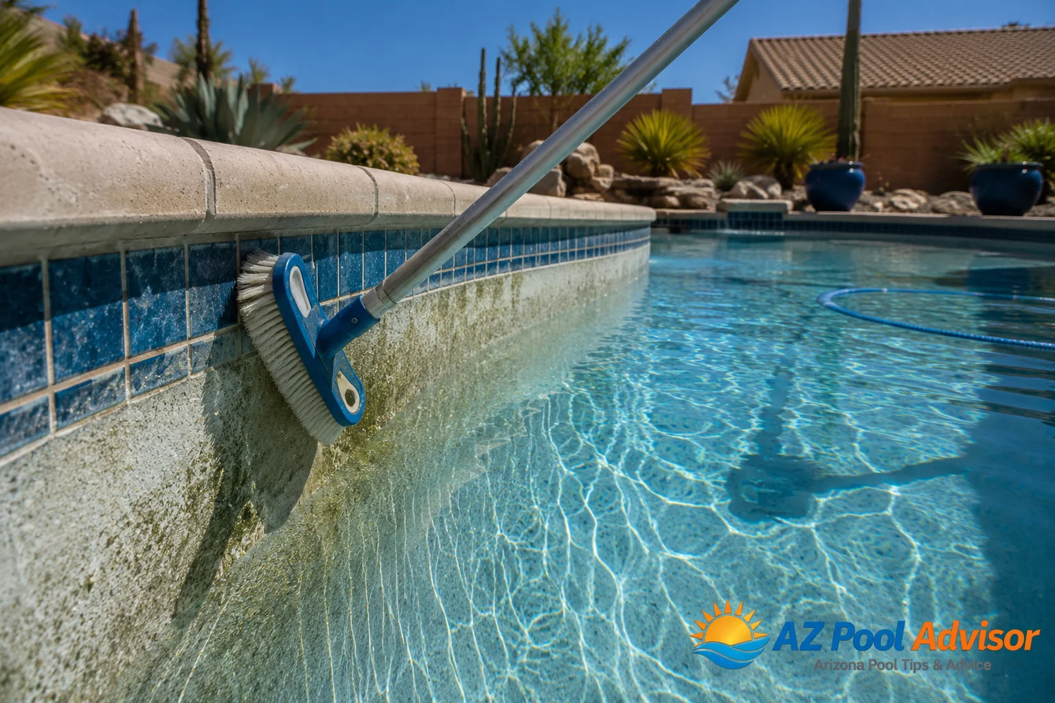 Why Regular Pool Brushing Is Important for Arizona Pools