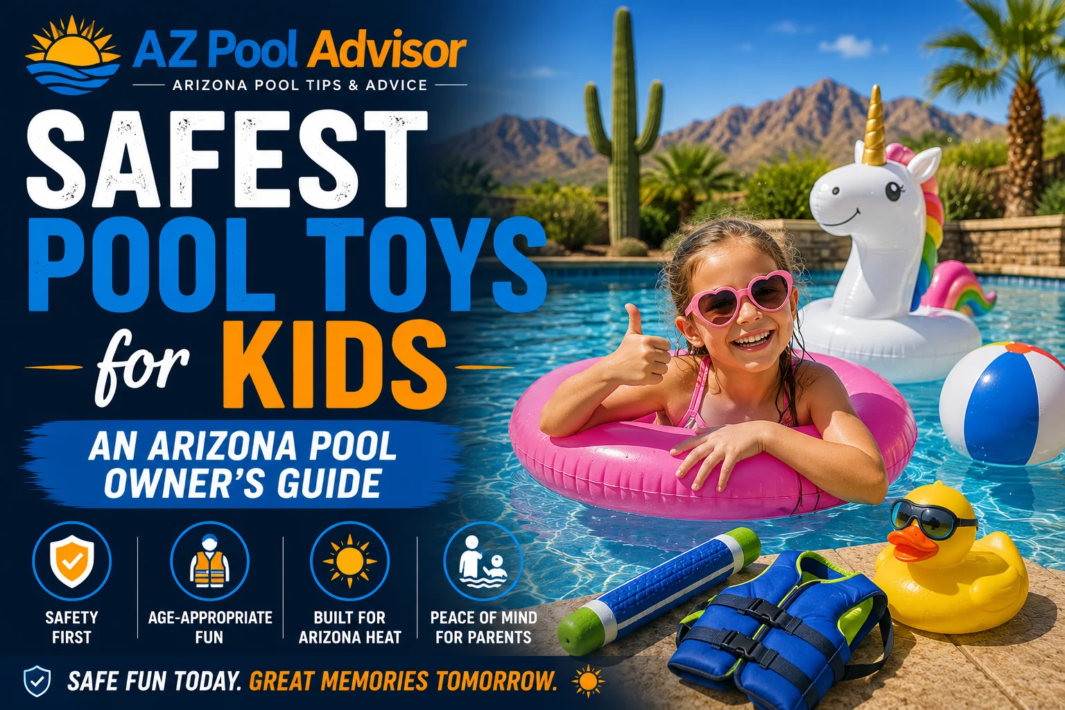 Safest Pool Toys for Kids: An Arizona Pool Owner’s Guide